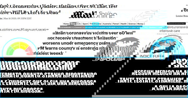 Il Daily Mail e gli ottantenni italiani