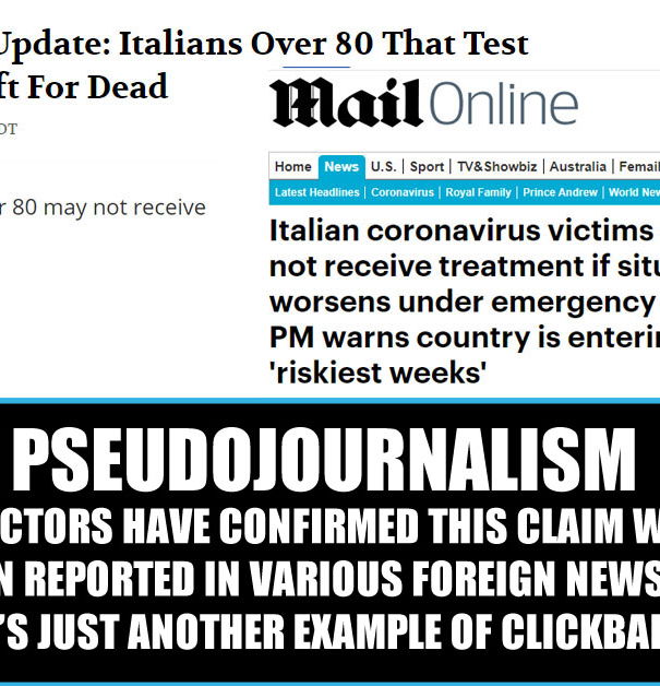 Italian coronavirus victims over 80 will not receive treatment article-post