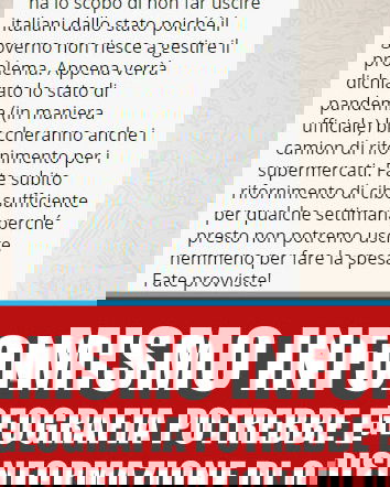 (non) Fate provviste!