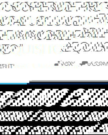 VoxNews, il governo e la proprietà privata