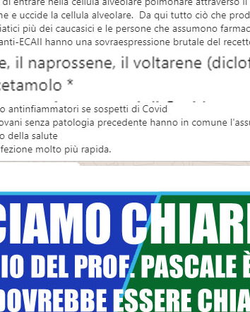 Il professor Pascale e gli antinfiammatori