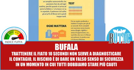 Semplice autocontrollo – BUFALA article-post