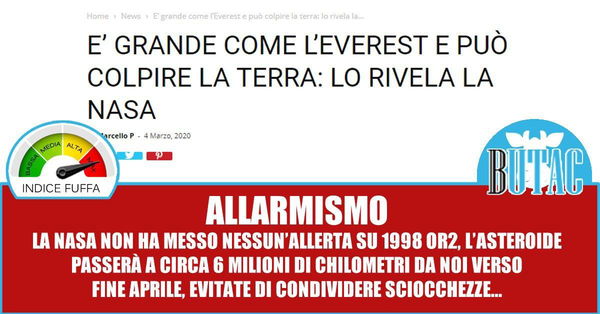 Non ci resta che l’asteroide…