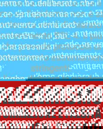 Il contenimento BSL-4