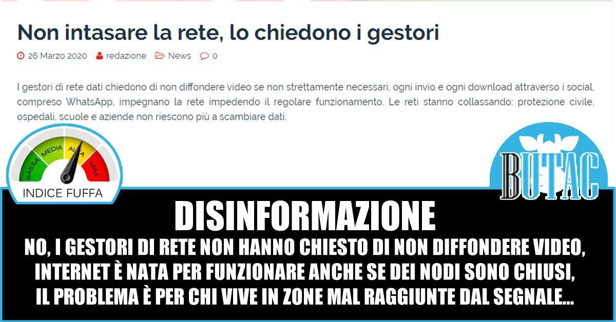Il collasso della rete article-post
