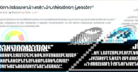 Il collasso della rete article-post