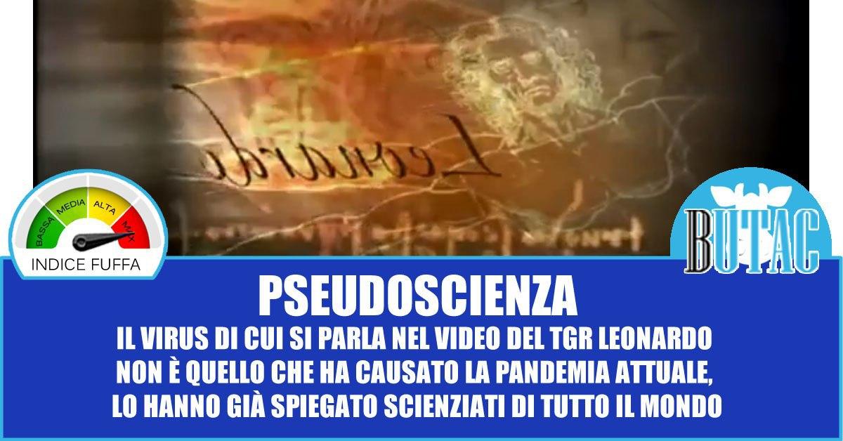 Panico di massa per un video di 5 anni fa: TGR Leonardo e CoVid-19 article-post