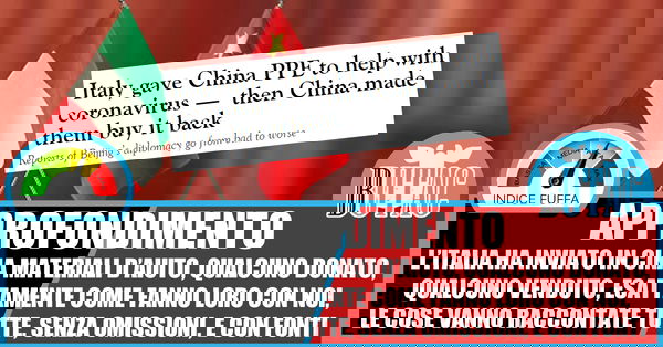 Aiuti per la Cina e dalla Cina