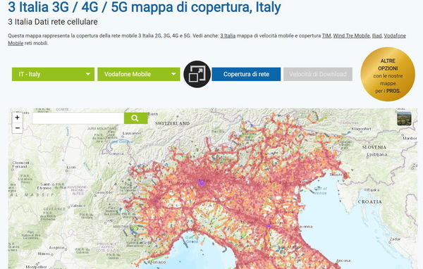La copertura del 5G e la diffusione dei contagi da COVID-19