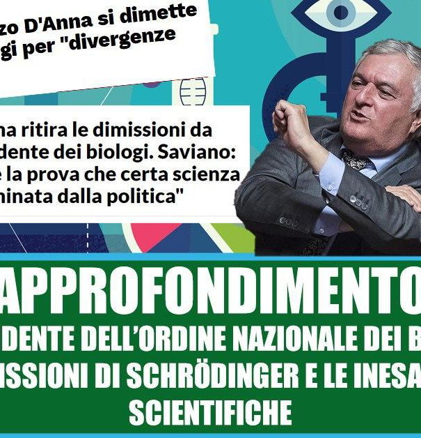 Il presidente dell’Ordine dei Biologi e le evidenze scientifiche article-post