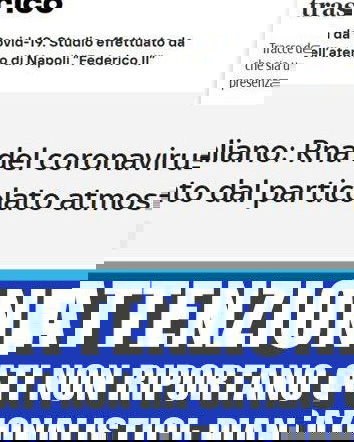 Inquinamento e coronavirus