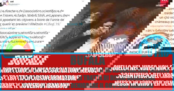 Il direttore scientifico dell’Iran e l’urina dei cammelli