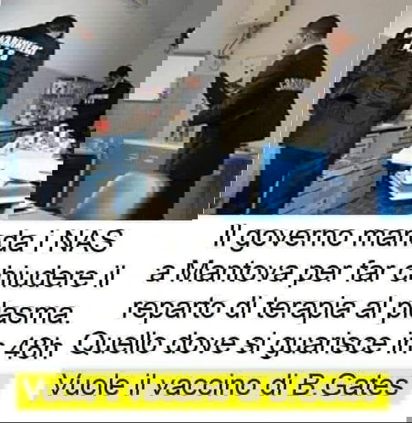 Nas a Mantova, De Donno censurato sui social?