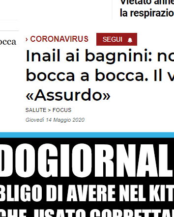 Polemiche sciocche sul bocca a bocca