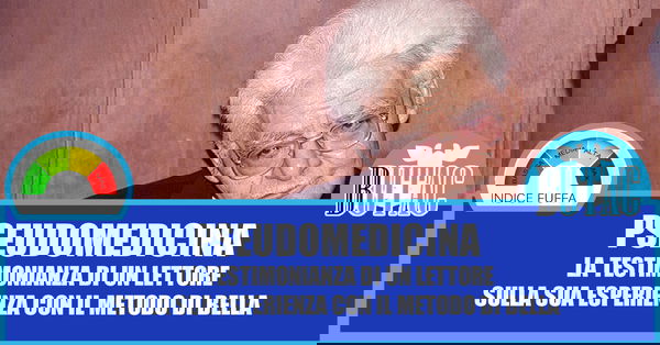 Riceviamo e volentieri pubblichiamo: una testimonianza sul metodo Di Bella