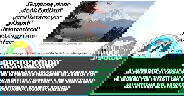 Il Giappone paga il 50% del viaggio ai turisti…ehm no