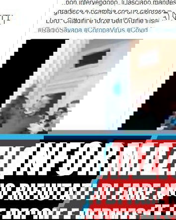 Polizia vicina ai manifestanti a Bari?