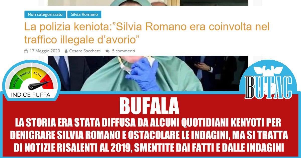 Cesare Sacchetti, Silvia Romano e le fonti article-post