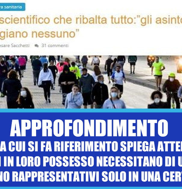 I pazienti asintomatici article-post