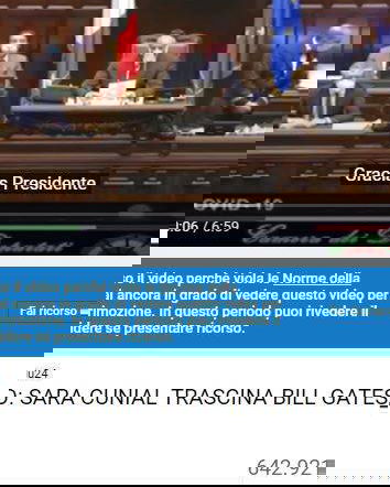 Il parlamento italiano e le norme della community