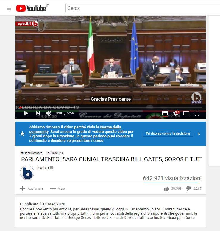 Il parlamento italiano e le norme della community article-post