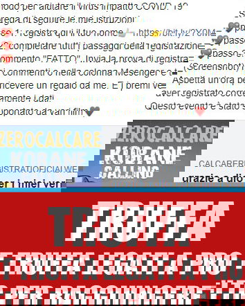 La truffa usando ZeroCalcare