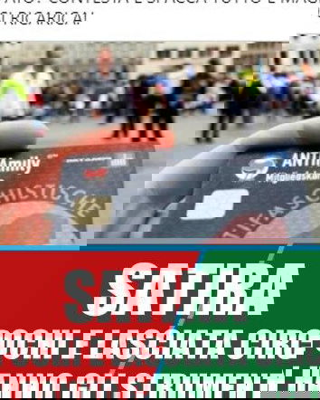 Quando la satira non viene compresa – ANTIFAmily card