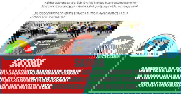 Quando la satira non viene compresa – ANTIFAmily card