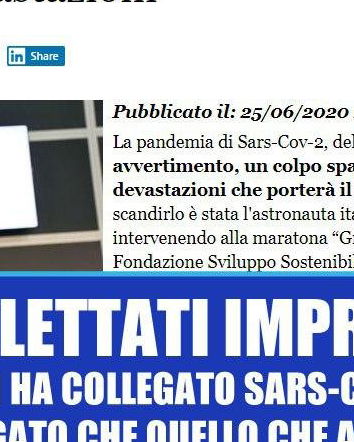 I virgolettati – Samantha Cristoforetti e AdnKronos