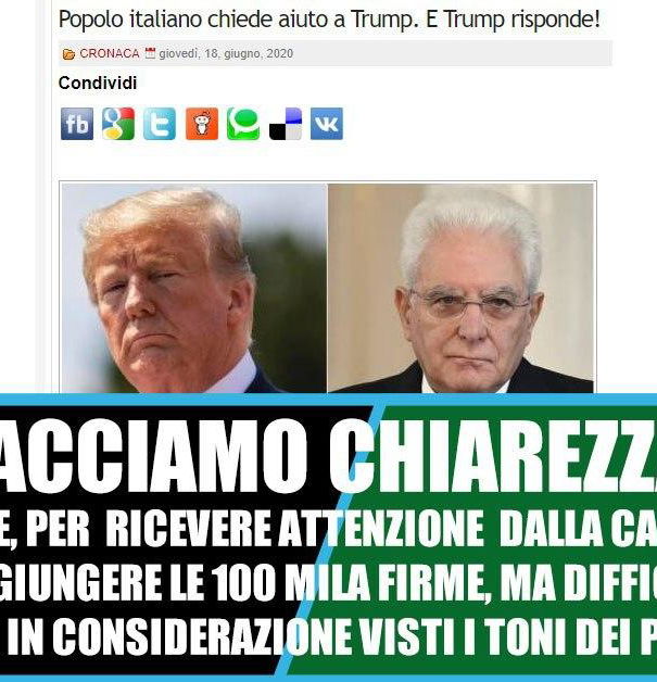 Italia chiama Trump risponde article-post