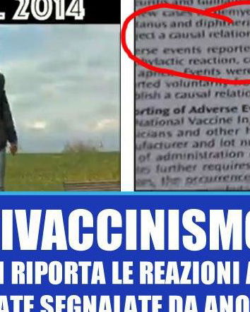 La malainformazione antivaccinista