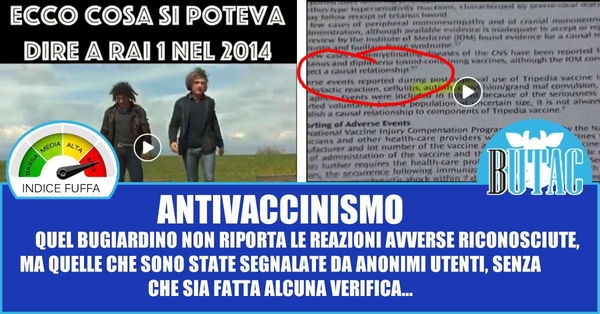 La malainformazione antivaccinista