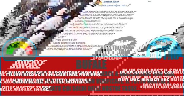 Pillon e le balle sulla Cina…