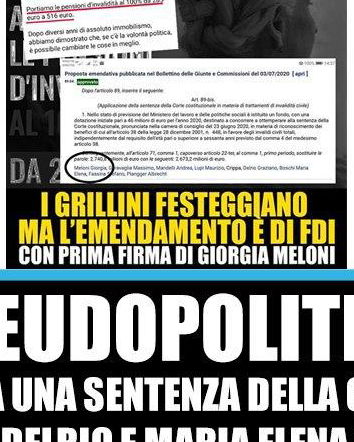 L’emendamento sull’invalidità e il tifo da stadio