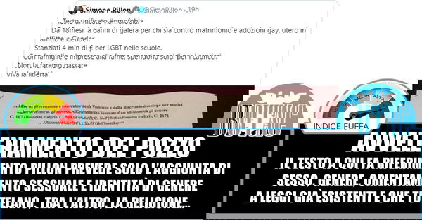 Identità di genere, proposte di legge e il Senatore Pillon