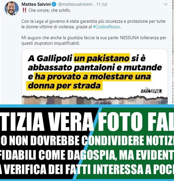 Gallipoli, Salvini e Dagospia article-post