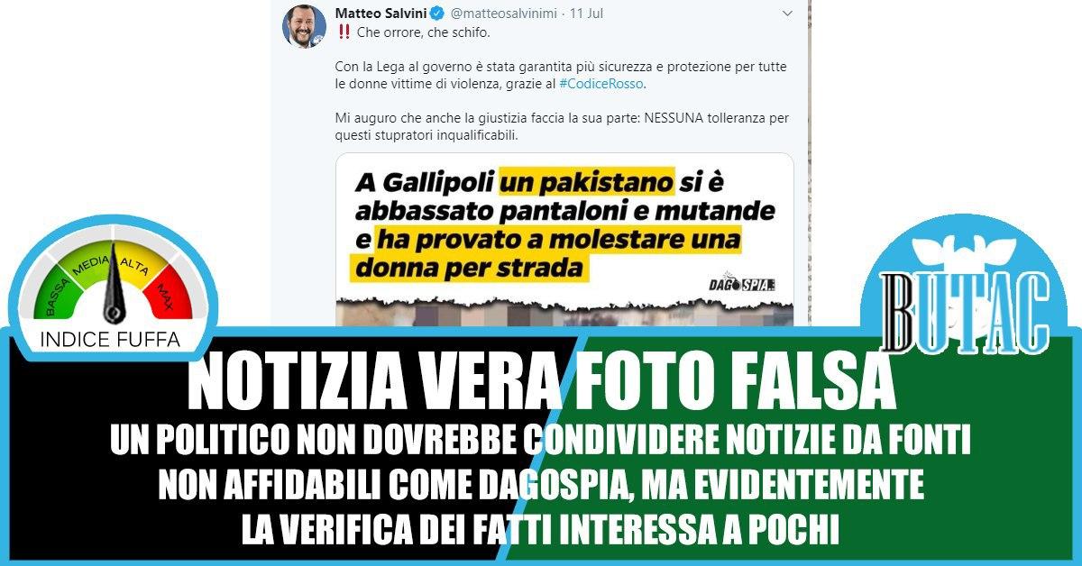 Gallipoli, Salvini e Dagospia article-post
