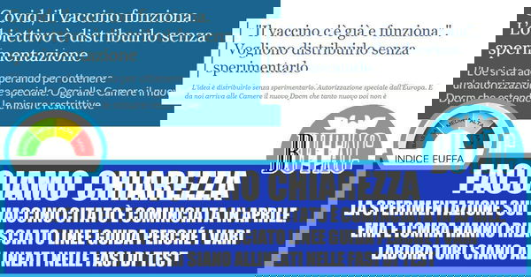 Un vaccino per COVID-19 da distribuire senza sperimentazione?