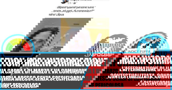 Morti di coronavirus e Ilaria Capua