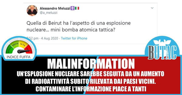 Beirut, esplosione nucleare?