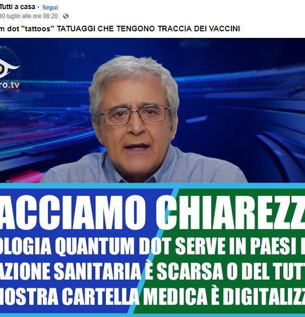 Quantum Dot tattoo, vaccini e allarmismo article-post