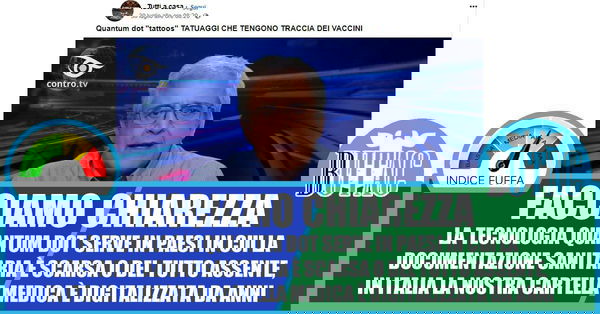 Quantum Dot tattoo, vaccini e allarmismo