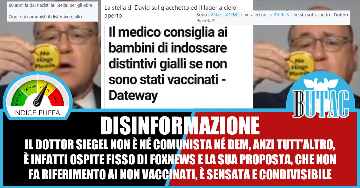 Il distintivo per i non vaccinati article-post