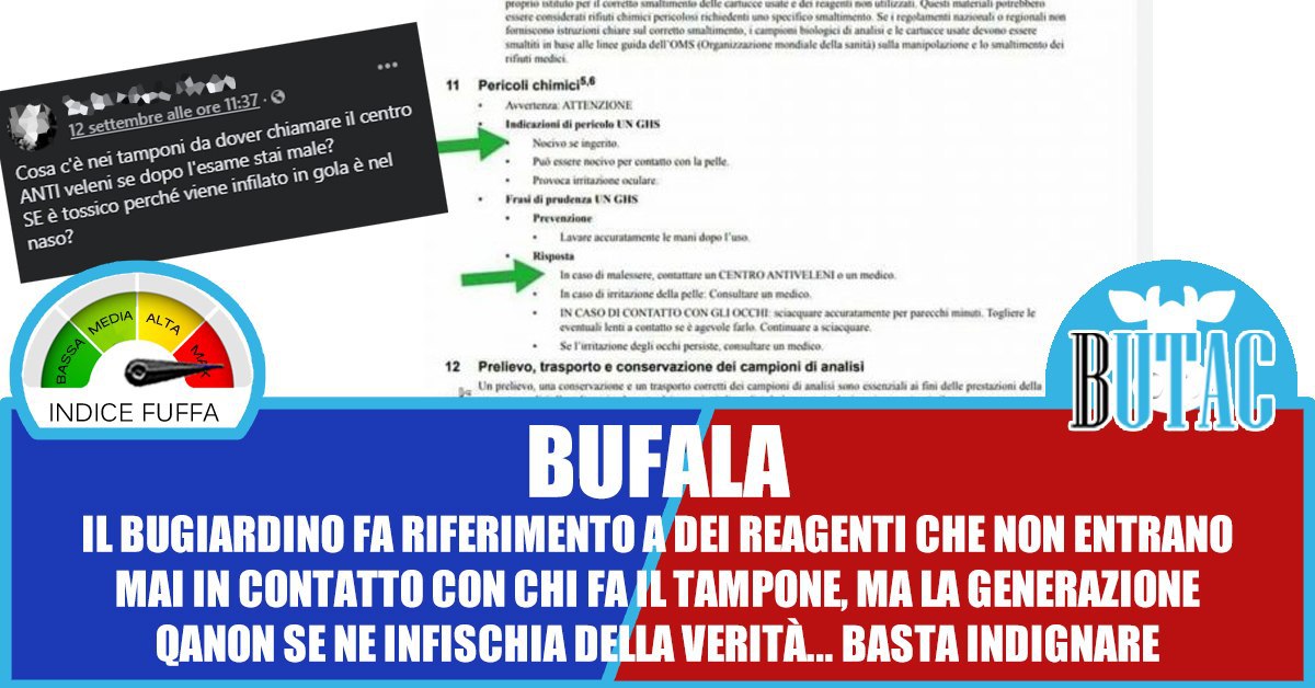 Tamponi, allarmismo e stronzi article-post