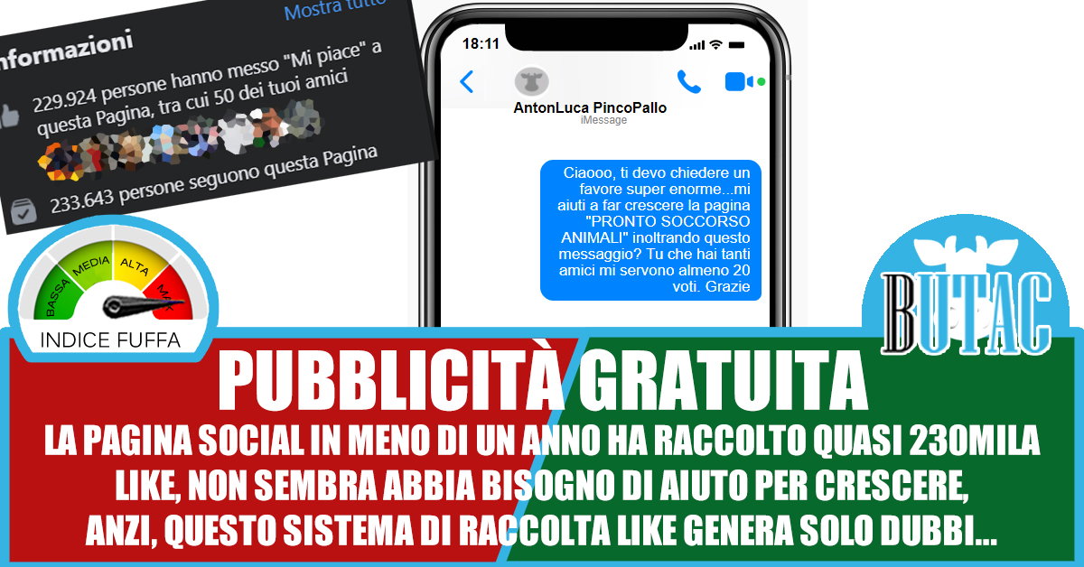 Mi aiuti a far crescere la pagina? article-post