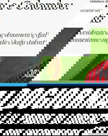 Lorenzo Colombo, figlio d’arte?