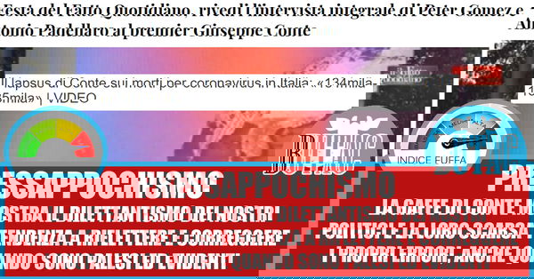 Conte, la pandemia e i numeri in libertà