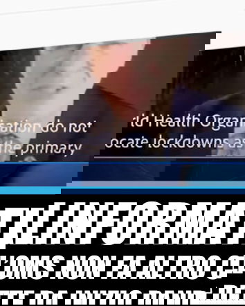 ByoBlu, i lockdown, l’OMS e la decontestualizzazione