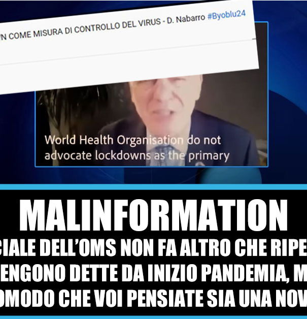 ByoBlu, i lockdown, l’OMS e la decontestualizzazione article-post