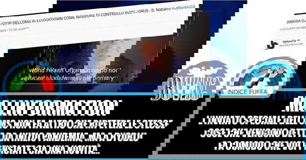 ByoBlu, i lockdown, l’OMS e la decontestualizzazione